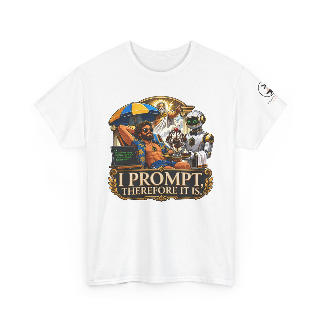 I Prompt, Therefore It Is.